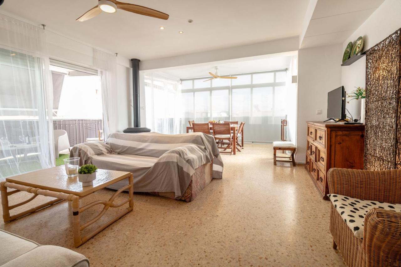 Super Apartamento A Un Paso Del Mar Oliva Exteriör bild